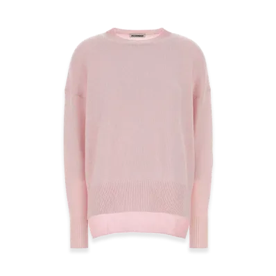Jil Sander Women's Cashmere Oversize Sweater "Pink"