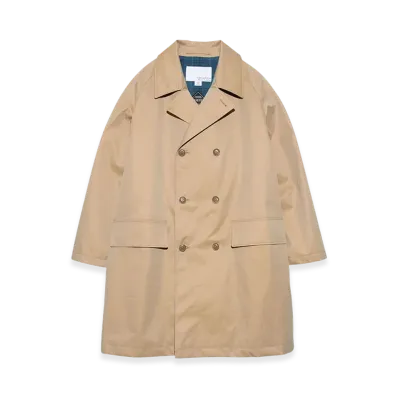nanamica 2L Cotton Gore-Tex Double Breasted Coat "Beige"
