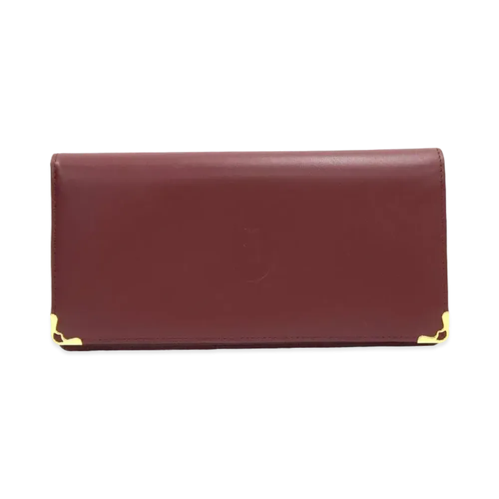 Cartier Must de Cartier Wallet "Bordeaux"