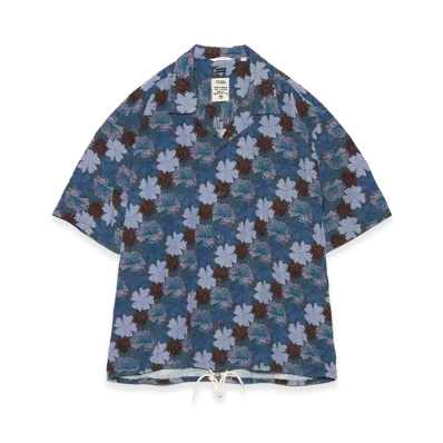 nanamica Nanaloha S/S Shirt "Navy"
