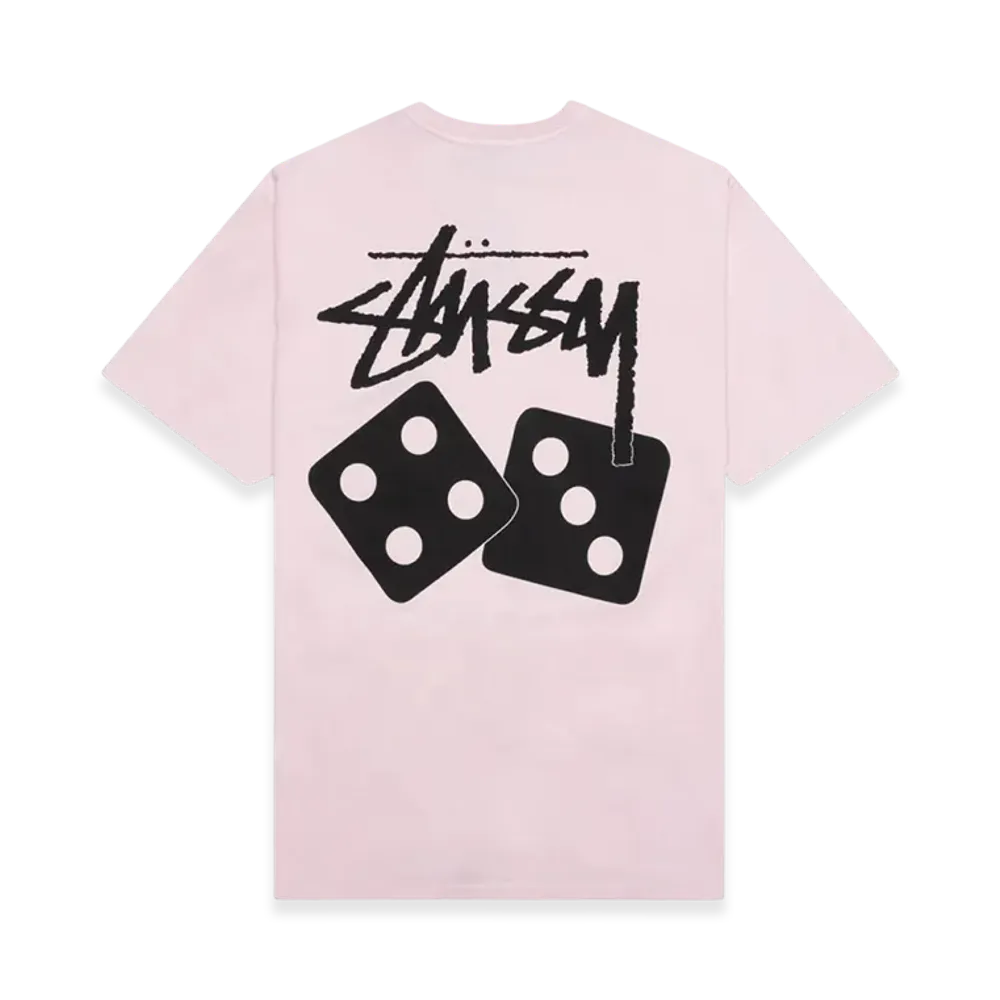 Stussy Dice Pigment Dyed Tee 2023 "Blush"