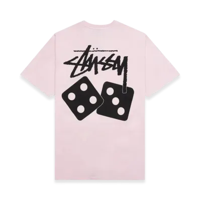 Stussy Dice Pigment Dyed Tee 2023 "Blush"