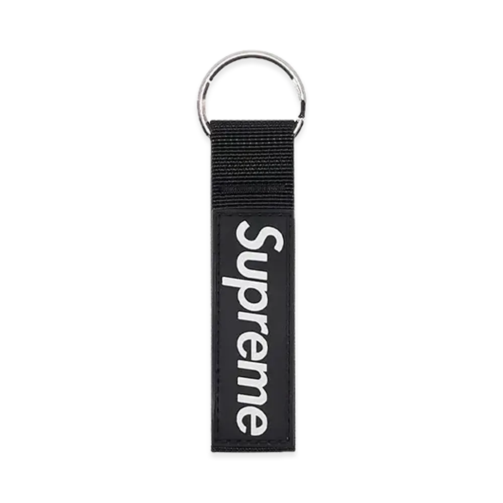 Supreme Webbing Keychain "Black" (20FW)