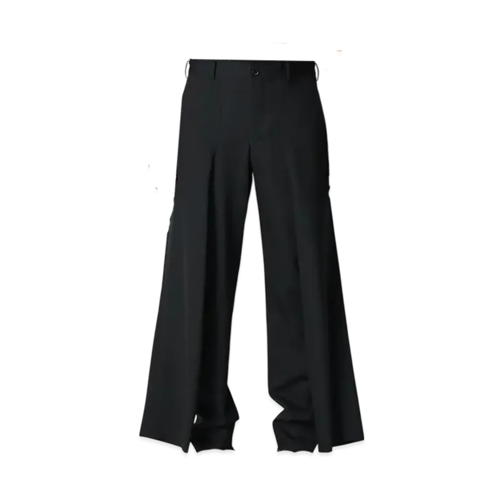 COMME des GARCONS HOMME PLUS Double Length Slim Pants "Black"