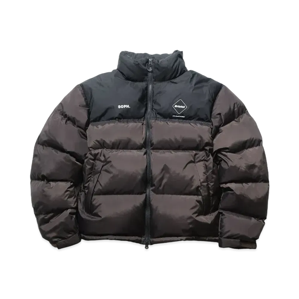 F.C.Real Bristol Stand Collar Down Jacket "Brown"