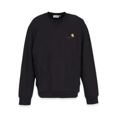 Carhartt WIP American Script Sweat "Black"