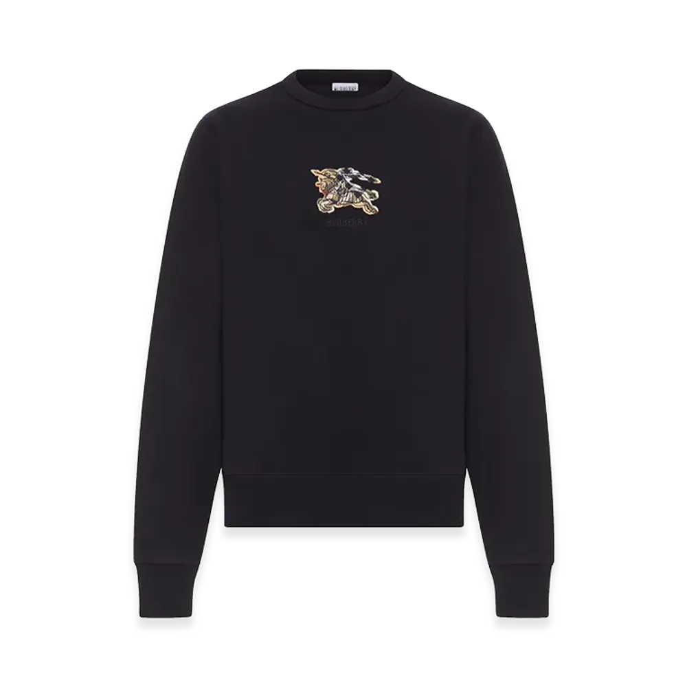 Burberry Sasha EKD Cotton Sweatshirt "Black"