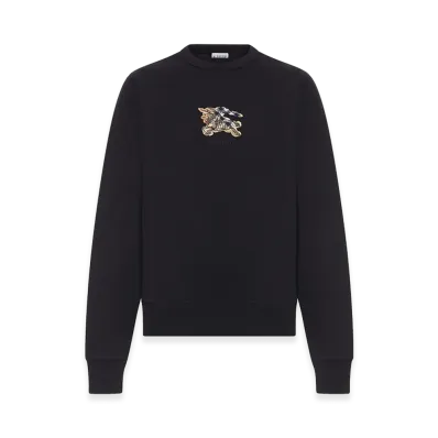 Burberry Sasha EKD Cotton Sweatshirt "Black"