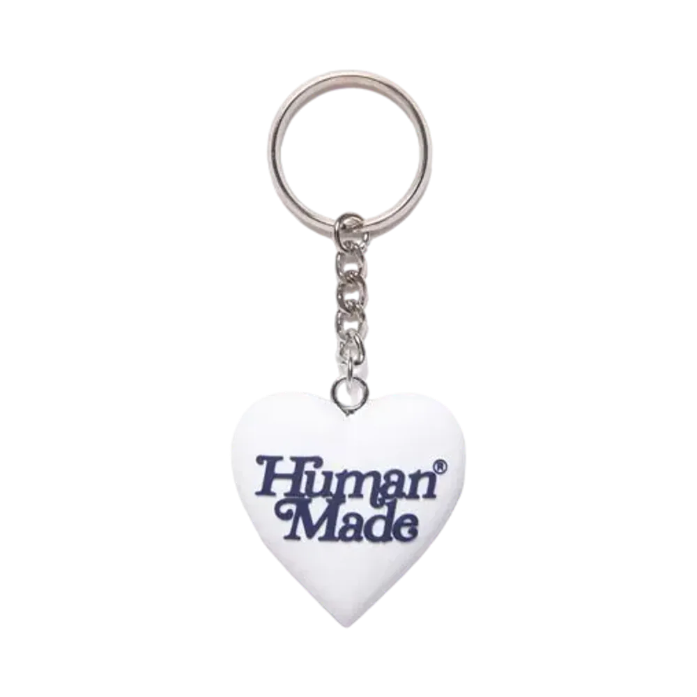 HUMAN MADE Girls Don't Cry at HUMAN MADE 1928 3D Heart Keyholder GDC "White" / VERDY