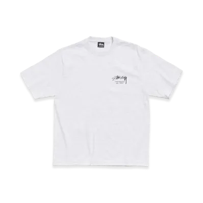 Stussy Dice Clock Tee "Ash Heather"