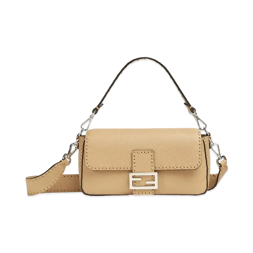 FENDI Baguette Selleria Bag "Beige"
