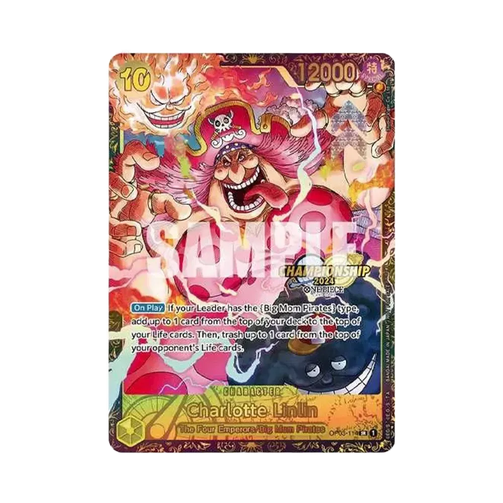シャーロット・リンリン SR [OP03-114]【英語版】(プロモーションカード「チャンピオンシップ 2024 オフライン地域 Top 8」)