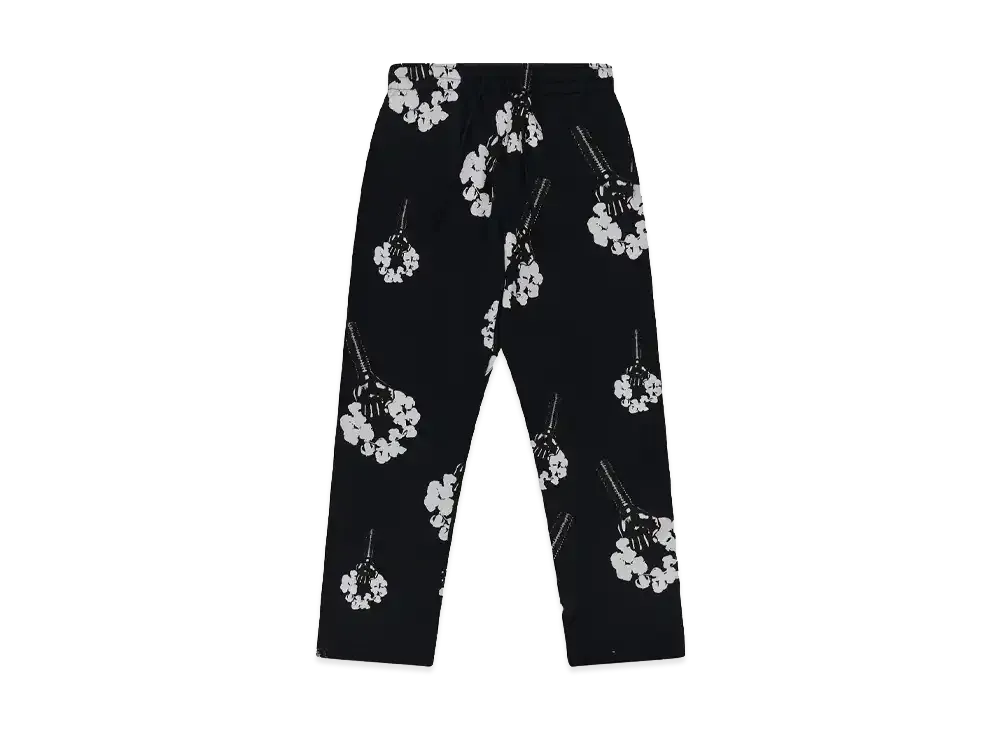 DENIM TEARS x Hardies Fist Wreath Track Pants "Black"