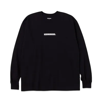 NEIGHBORHOOD NH . Tee LS-3 "Black"
