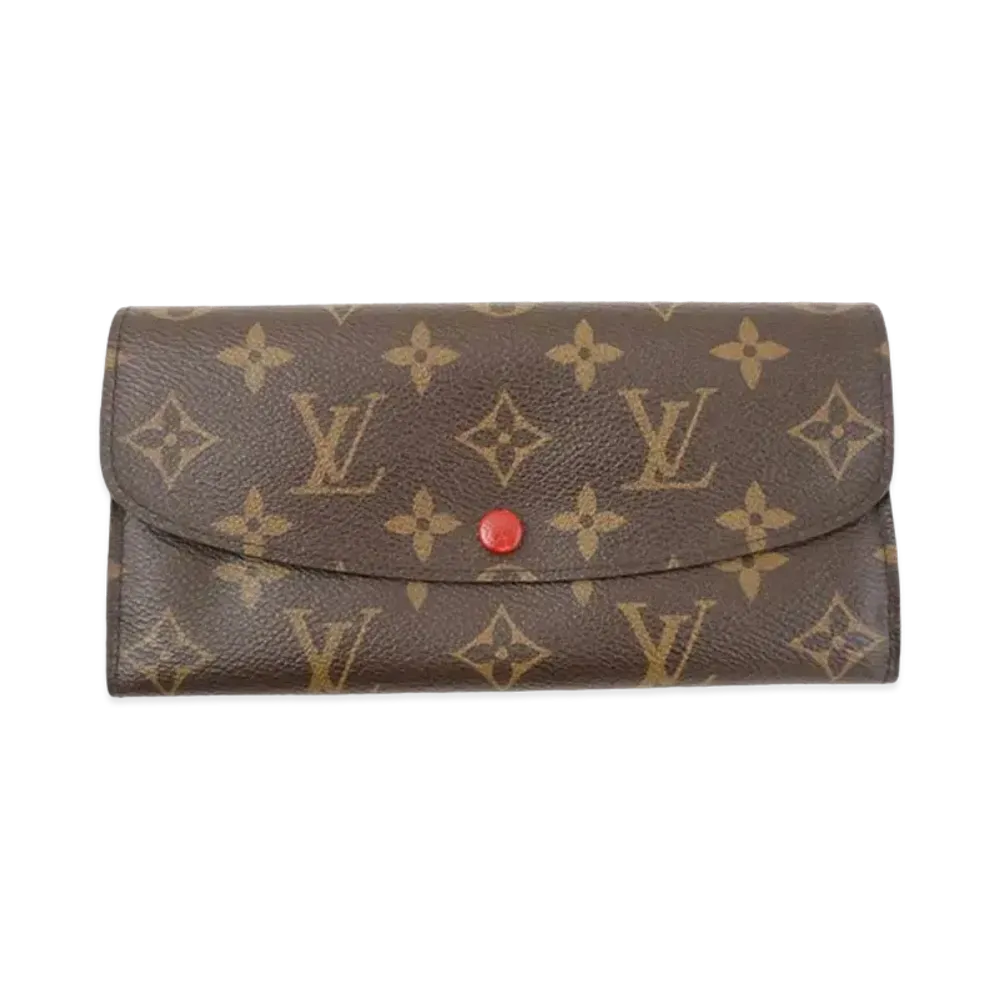 Louis Vuitton Emilie Wallet Monogram "Rouge"