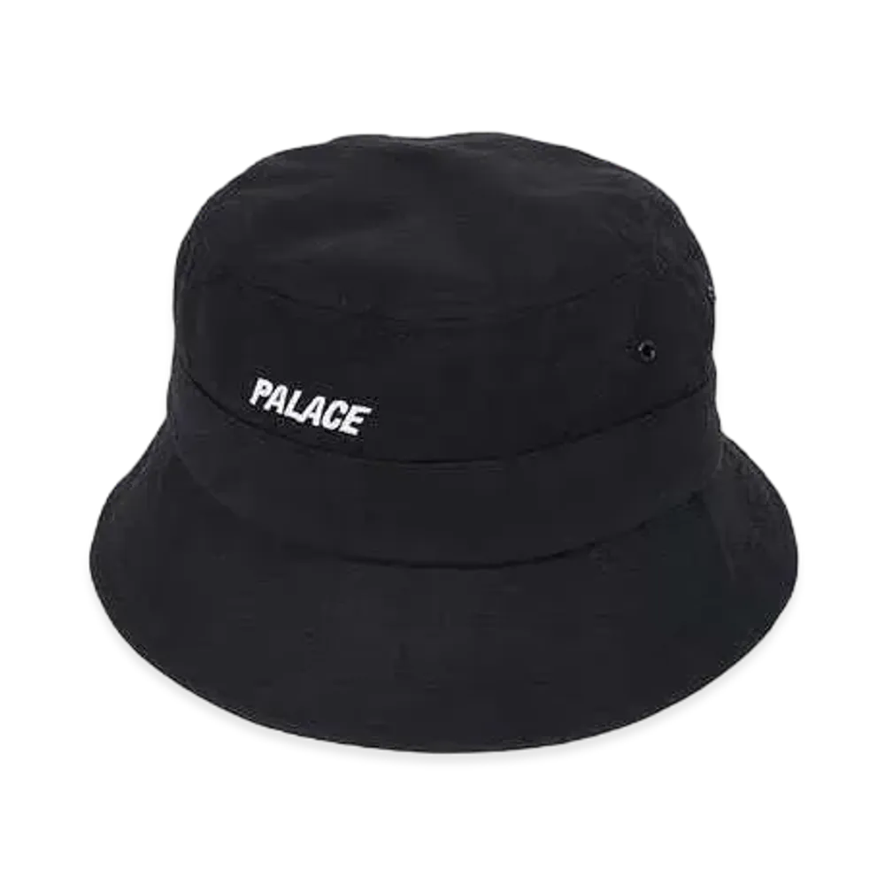 PALACE Web Strap Bucket Hat "Black"