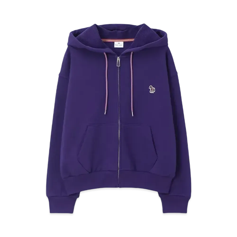 Paul Smith Women's Zebra Patch Parka "Purple"