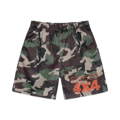 Stussy 4x4 Mesh Shorts "Camo"