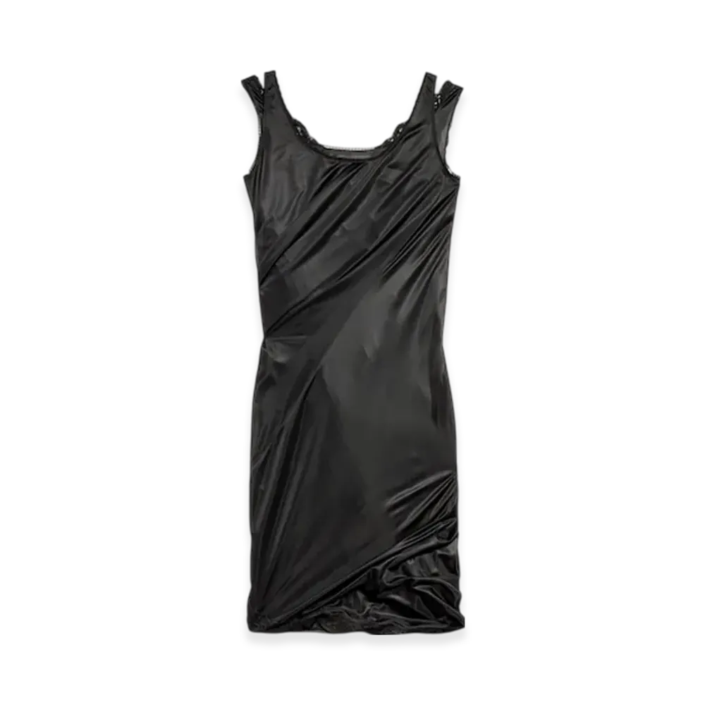 BALENCIAGA Twisted Slip Dress "Black"