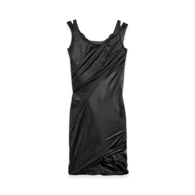 BALENCIAGA Twisted Slip Dress "Black"