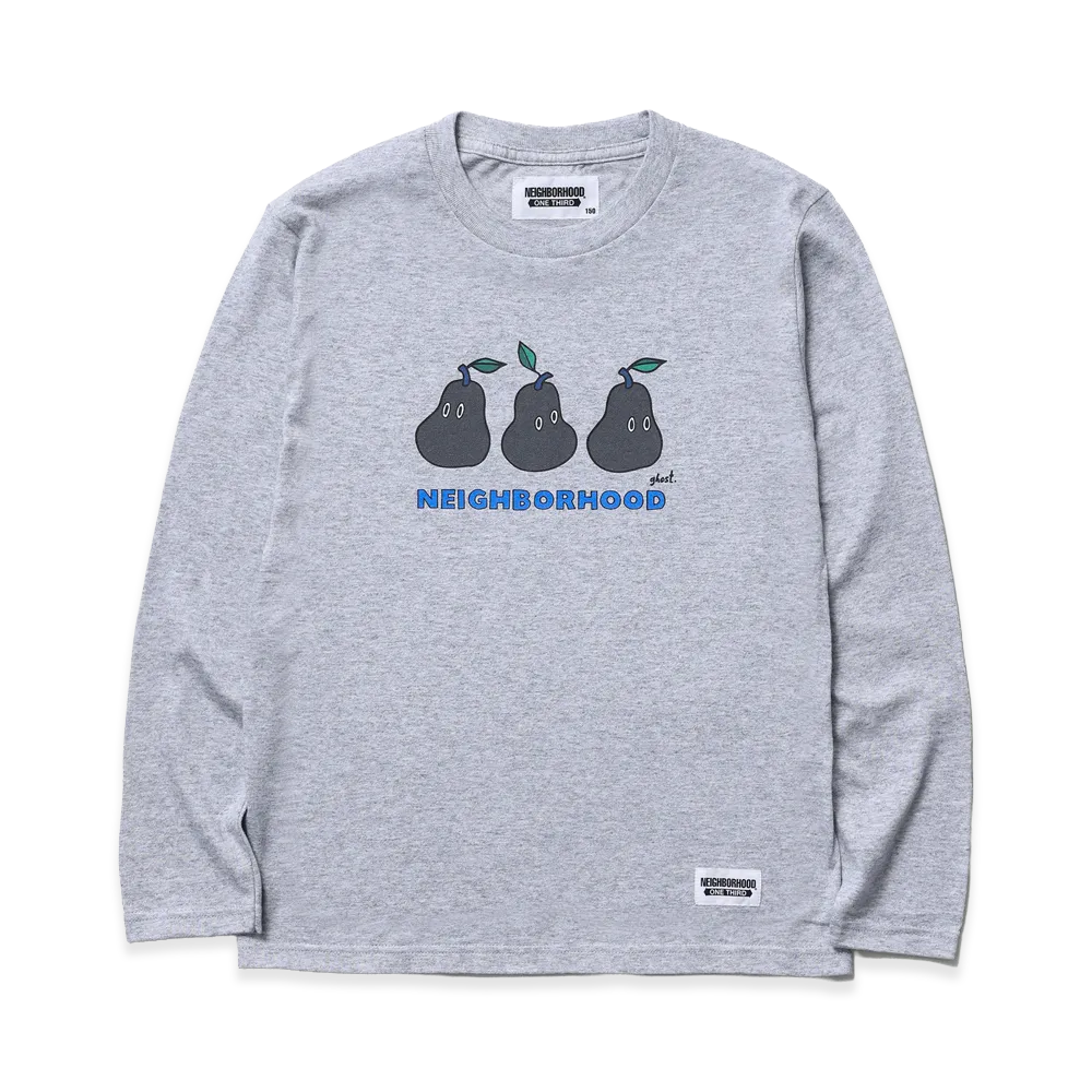 NEIGHBORHOOD One Third Kids OT . Tee LS-3 "Gray"