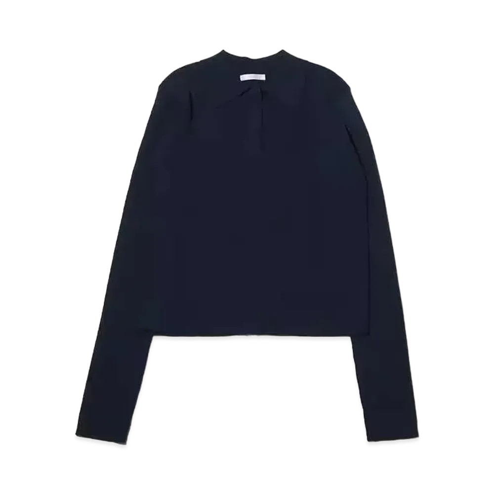atmos pink Back Ribbon Kaikin Rib Knit "Navy"
