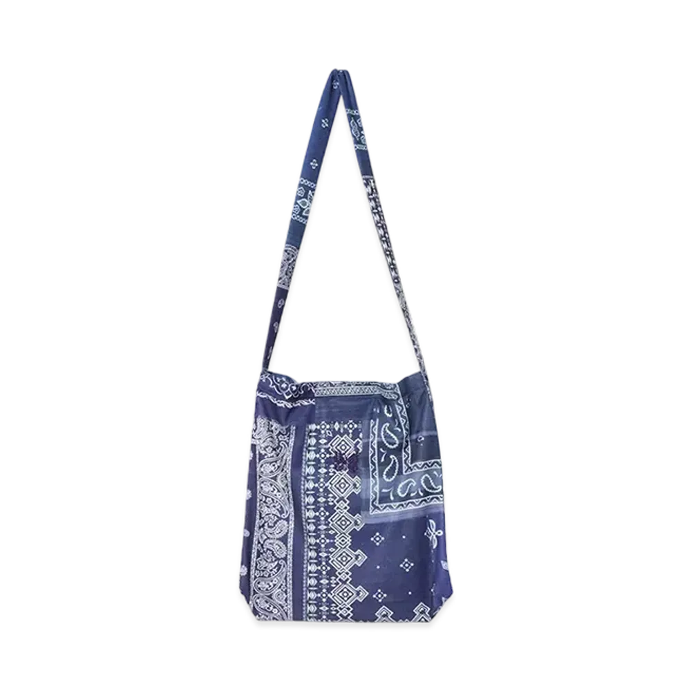 NEEDLES x MIYAGIHIDETAKA Book Bag - Bandana Print "Blue"