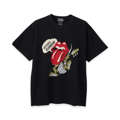 HYSTERIC GLAMOUR x THE ROLLING STONES T-shirt "Black"