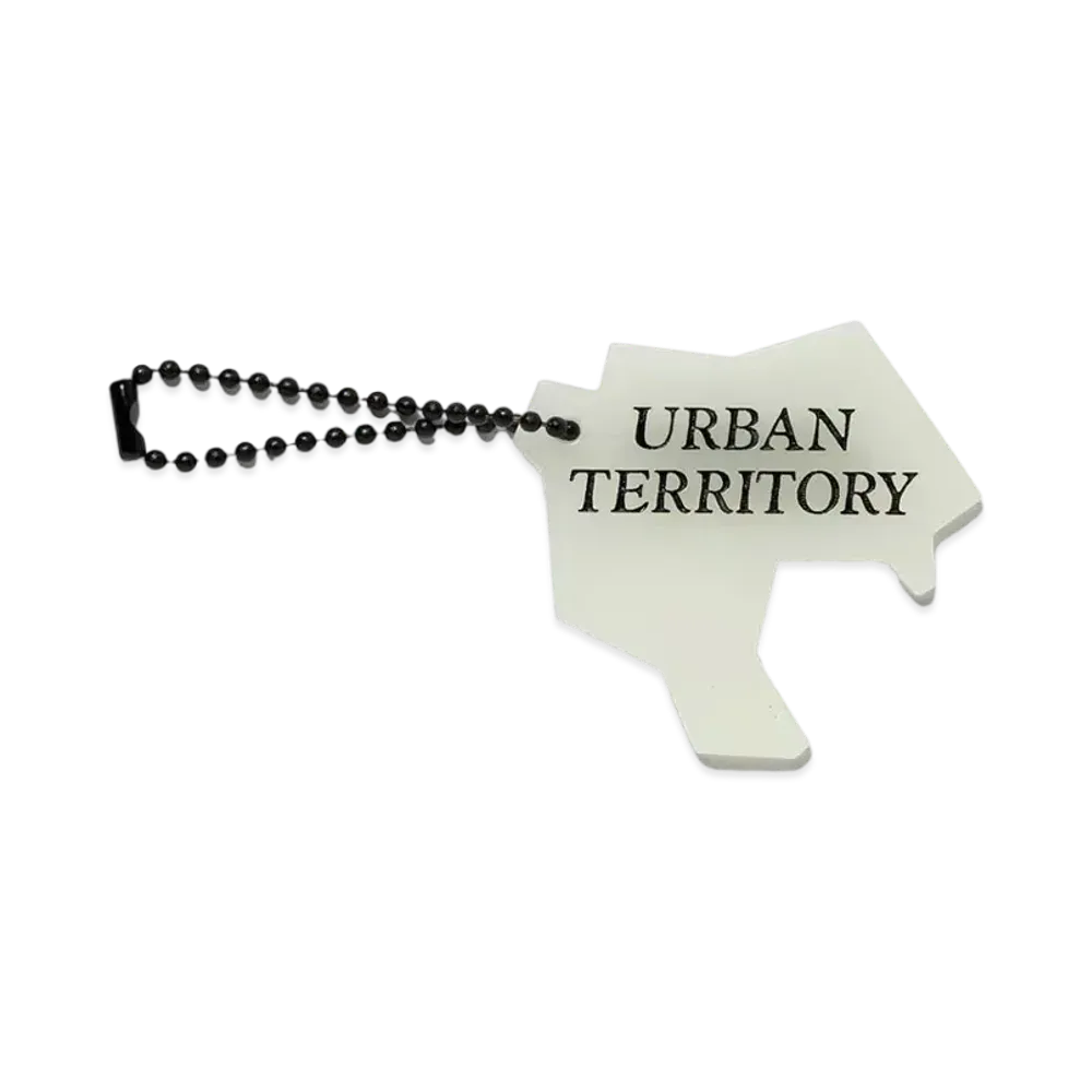 WTAPS Swing Tag / Key Holder / Acrylic. Wut "White"
