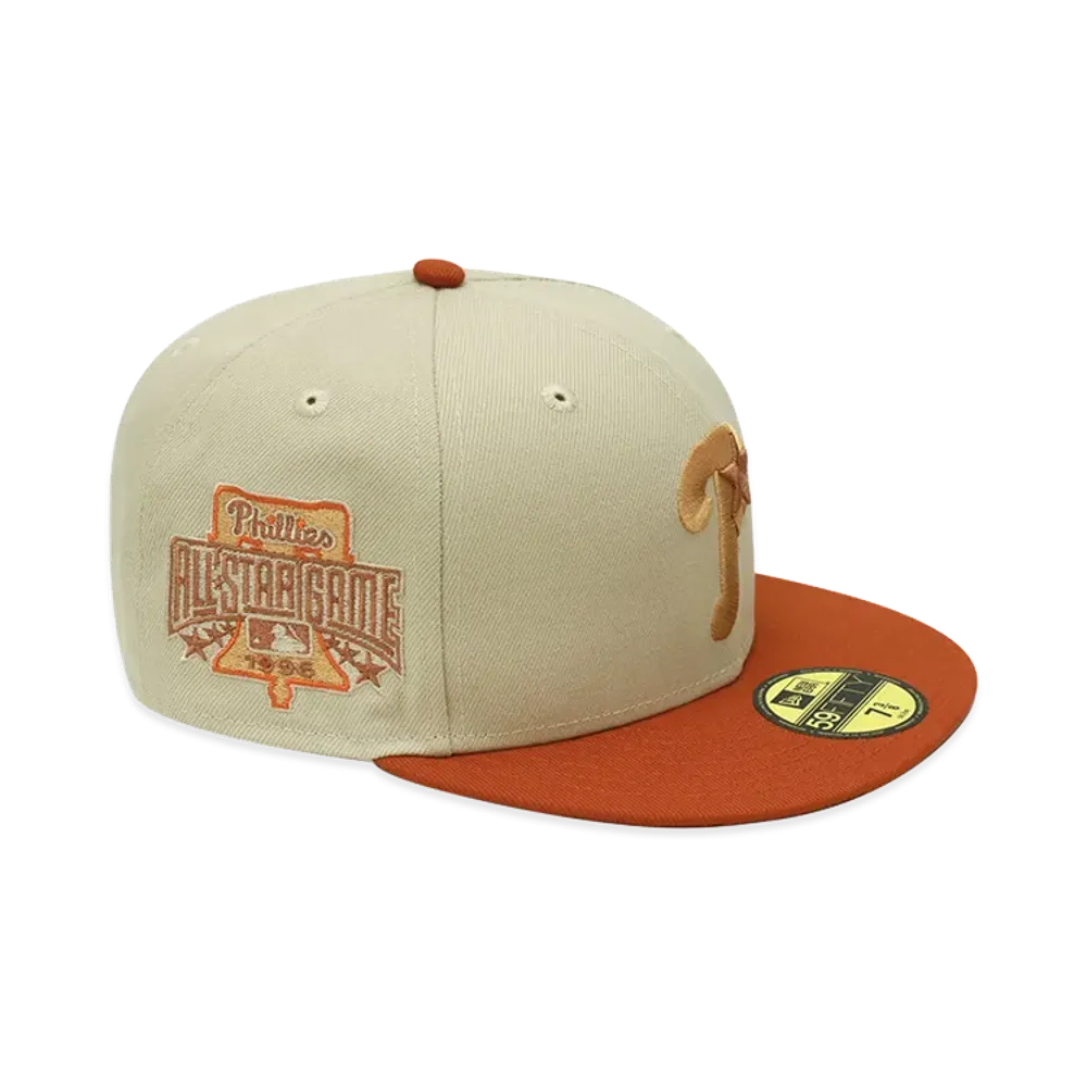 NEW ERA x THE CAP 59Fifty 2026 ASG Venue Philadelphia Phillies "Stone/Orange"