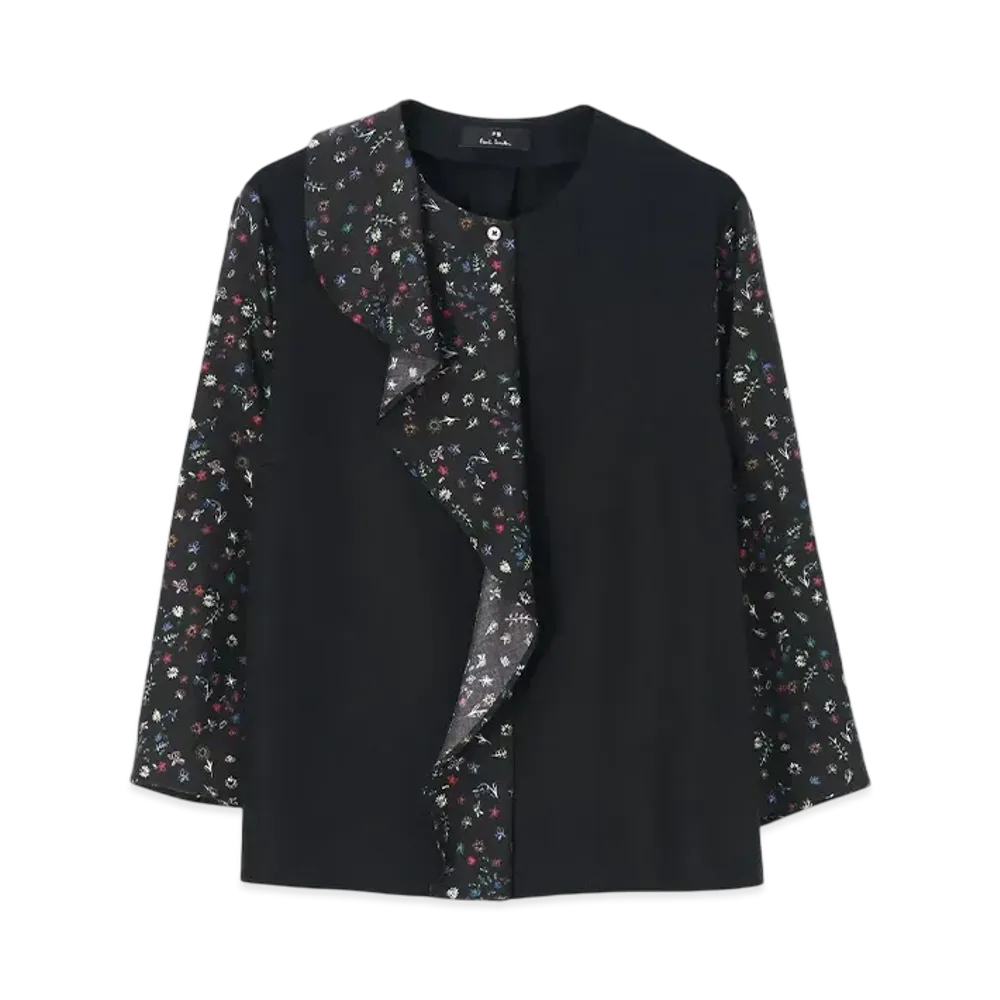 Paul Smith Women's Seedhead Floral Shirt "Black"