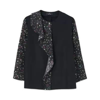 Paul Smith Women's Seedhead Floral Shirt "Black"
