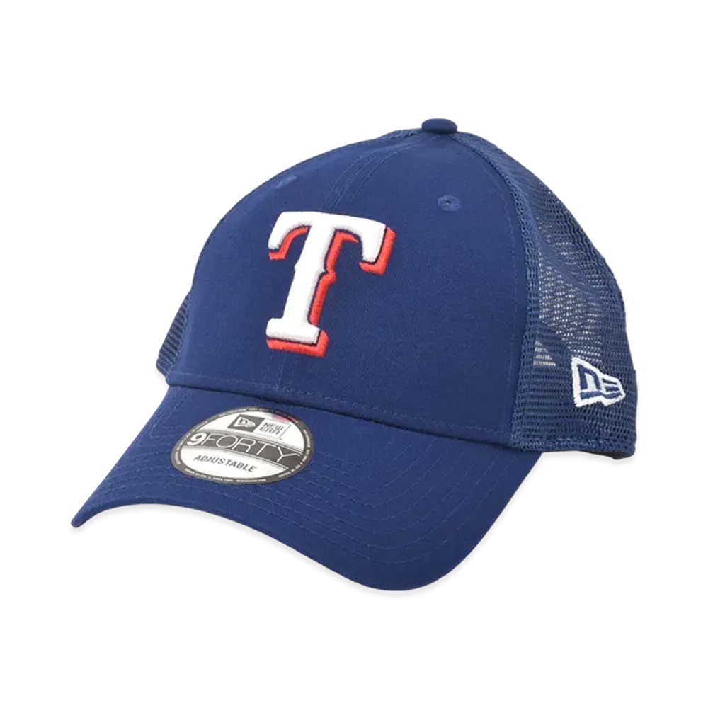 NEW ERA MLB Trucker 9Forty Cap Texas Rangers "Blue"