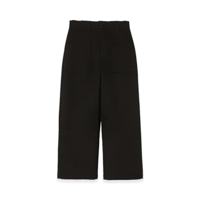 N.HOOLYWOOD COMPILE Patch Pocket Wide Trousers "Black"
