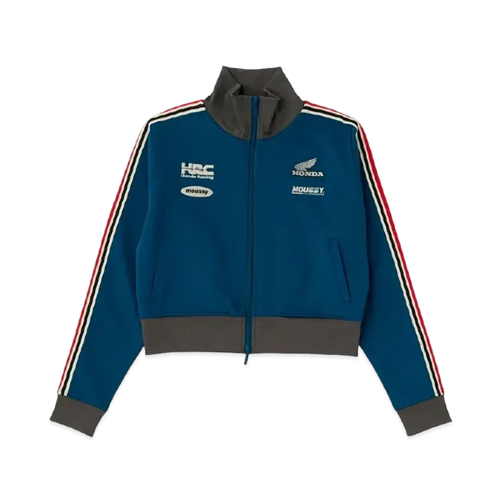 MOUSSY x HONDA HRC Compact Track Jacket "Navy"