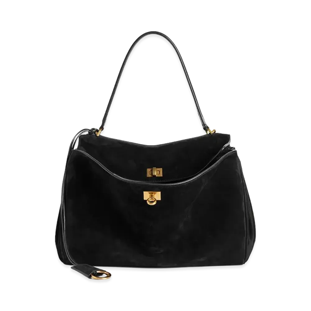 BALENCIAGA Women's Rodeo Handbag Medium "Black"