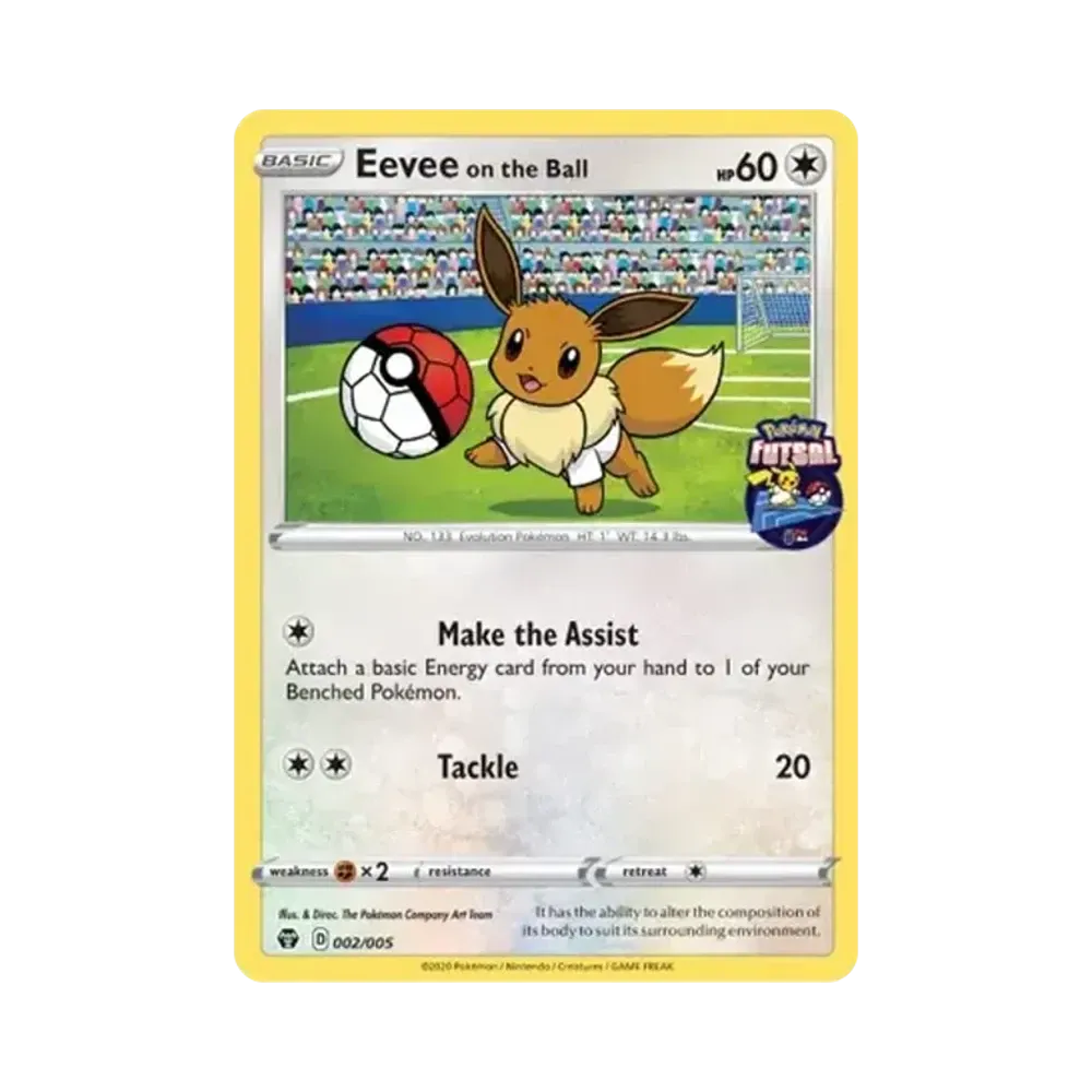 Eevee on the Ball [002/005](Promotional Card)