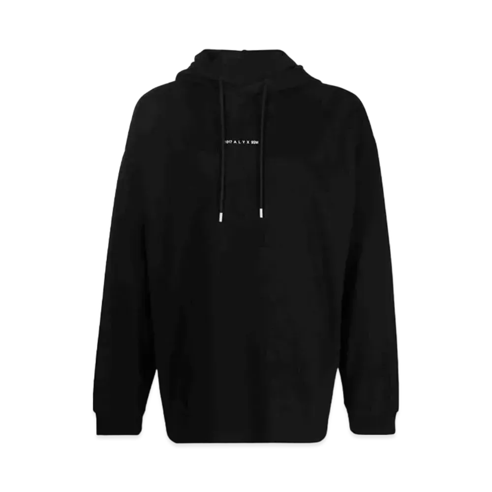 1017 ALYX 9SM Logo-Print Pullover Hoodie "Black"