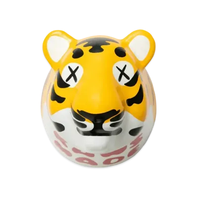 HUMAN MADE x KAWS TIGER TROPHY PAPER MACHE DISPLAY "Yellow"