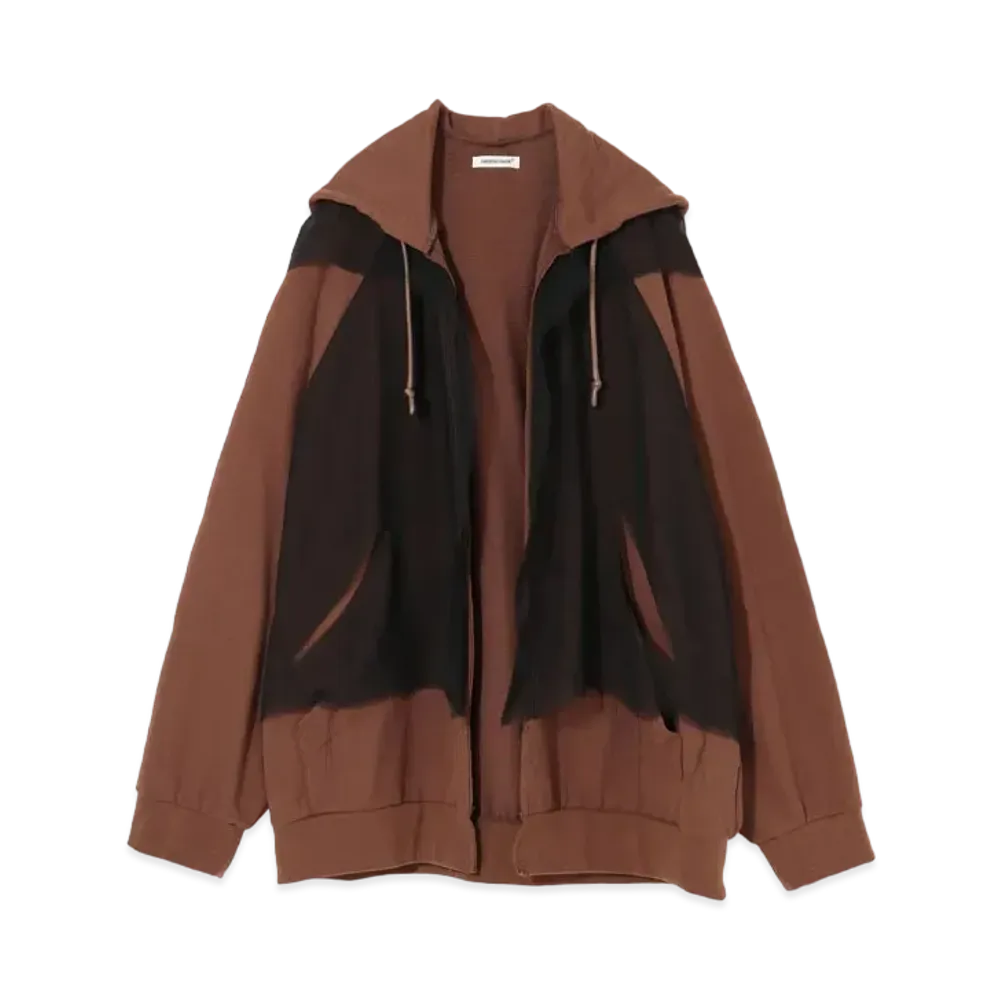 UNDERCOVER Cotton Zip Up Parka "Brown"