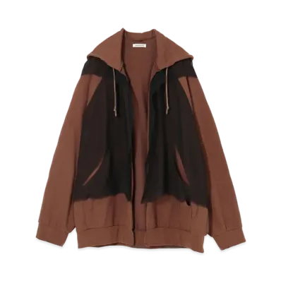 UNDERCOVER Cotton Zip Up Parka "Brown"