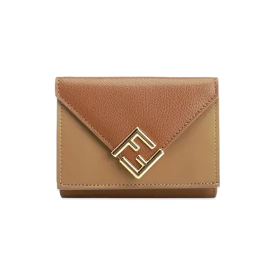 FENDI Women's Mini Trifold Vit.King/Cruis "Brown"