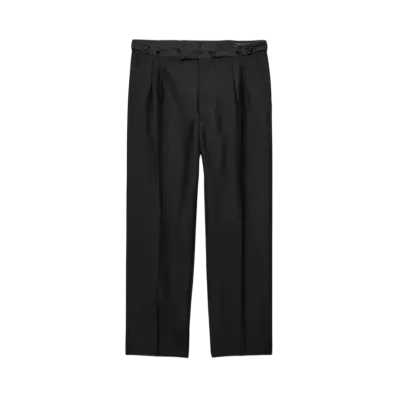 PRADA Men's Mohair Wool Trousers "Black"