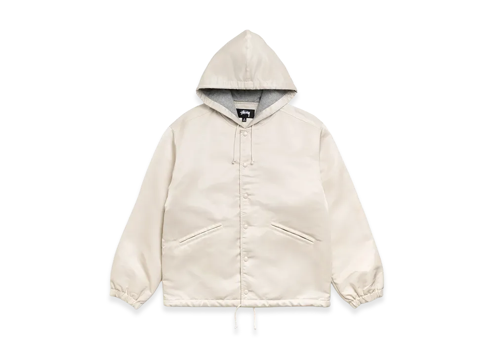 Stussy Hooded Coaches Jacket "Bone"