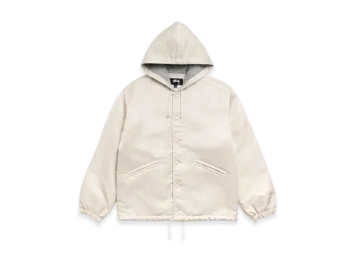 Stussy Hooded Coaches Jacket "Bone"