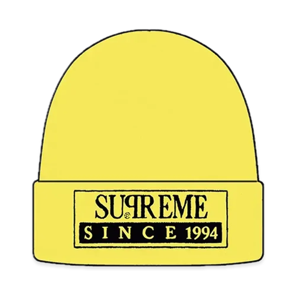 Supreme Reserved Beanie "Yellow"