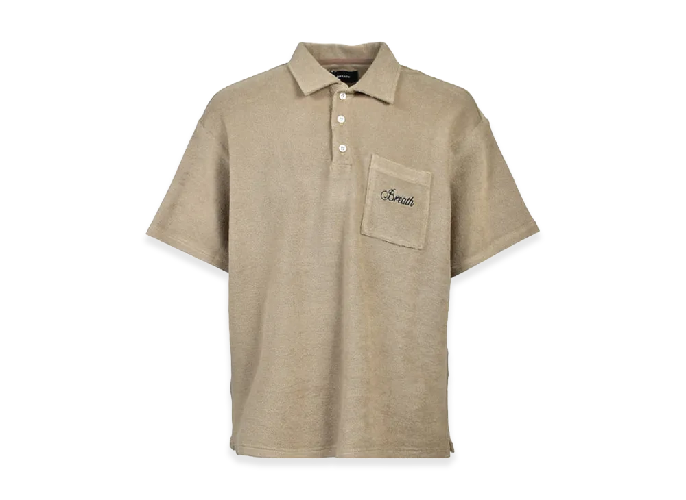 BREATH Glory Pile Polo Shirt "Beige"