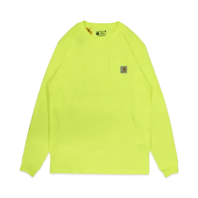 Carhartt Loose Fit Heavyweight Long-Sleeve Pocket T-Shirt "Brite Lime"