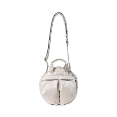 POTR x beautiful people Helmet Bag In Nylon Twill "Ecru"