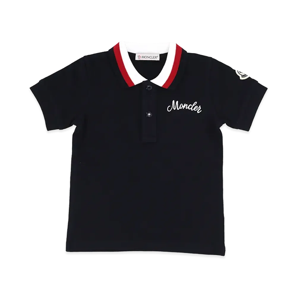MONCLER Kids Polo Shirt "Dark Blue"